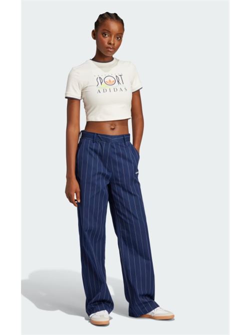 pinstribe pants ADIDAS ORIGINAL | JJ3482NINDIG/0WHITE